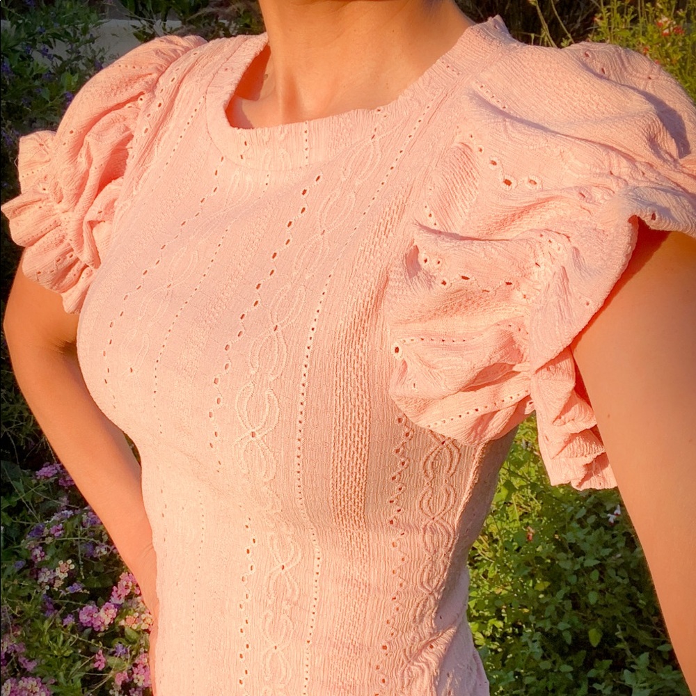 Pink Top Short Sleeve NWT Small
